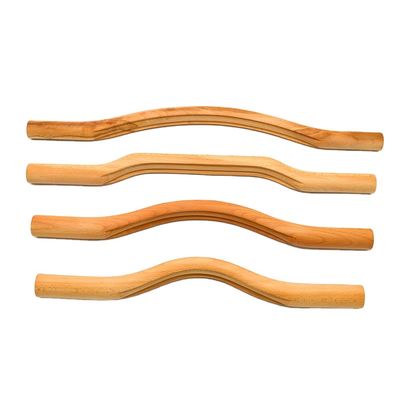 完全なボディ療法のGua Shaの木製のマッサージの1発の深い摩擦に付き4発を工具セット