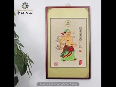 Glass Decoration 65x95cm Acupuncture Wall Chart  Fourteen Meridians Mirror Screen Set