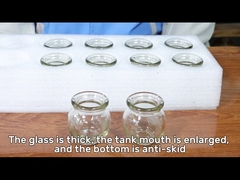 中国のアンチエイジング透明ガラス真空カッピングセット（顔と体用）